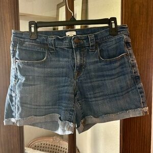 J Crew Factory Jean Shorts, Size 28